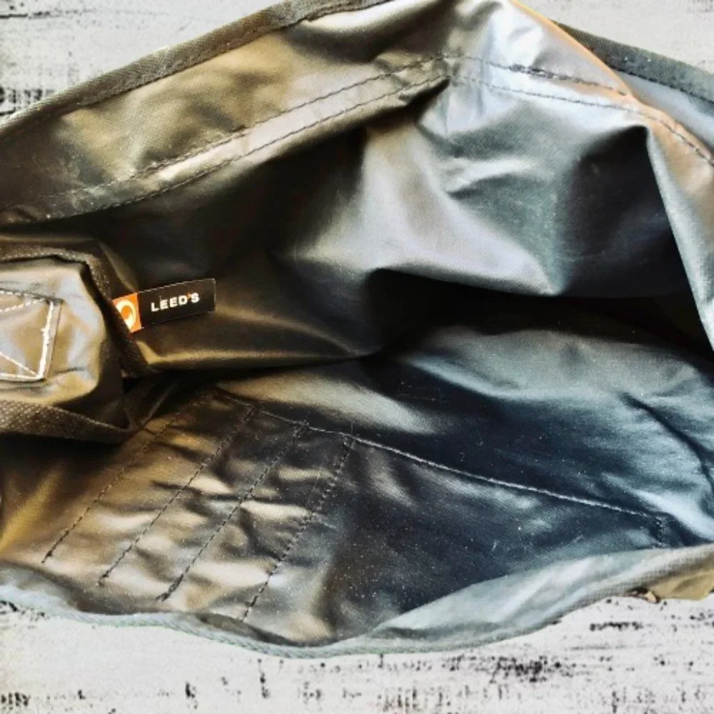 Messenger Bag YAHOO! SEARCH + BING Logo Vintage Black